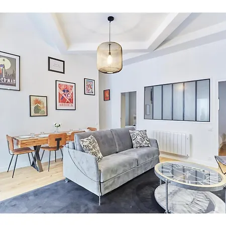 Superb Ac Loft 3 Bdr - Pere Lachaise Apartment *